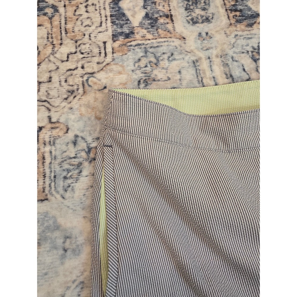 Greg Norman Women's Size 8 Blue White Seersucker Lined Preppy Golf Skort‎ - Picture 3 of 4